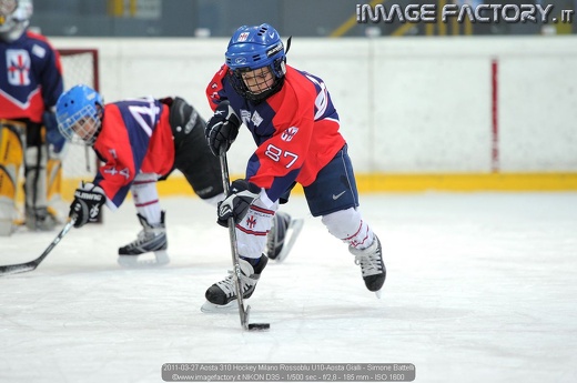 2011-03-27 Aosta 310 Hockey Milano Rossoblu U10-Aosta Gialli - Simone Battelli